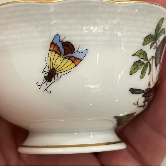 Herend Rothschild Small Footed Trinket Bowl - Picture 7 of 15